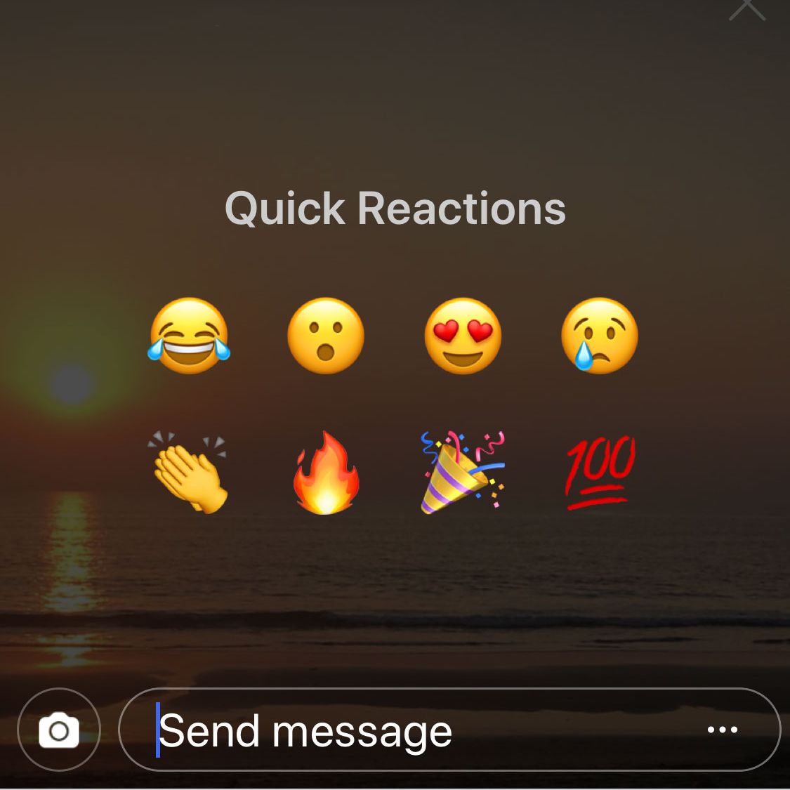 Реакции в Инстаграм